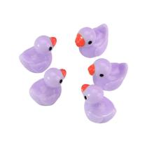 Mini ornamento em miniatura de patos de resina para decoração artesanal DIY Mini ornamento em miniatura de patos de resina para decoração artesanal DIY