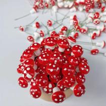 Mini Ornamentos Coloridos De Cogumelo 12 Peças Cogumelos Pequenos De Espuma Decoração De Natal E Ano Mini Ornamentos Coloridos De Cogumelo 12 Peças Cogumelos Pequenos De Espuma Decoração De Natal E Ano