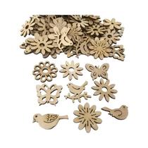 Mini Ornamentos De Madeira Papai Noel E Boneco De Neve 50 Peças Decorações Para Árvore De Natal Mini Ornamentos De Madeira Papai Noel E Boneco De Neve 50 Peças Decorações Para Árvore De Natal