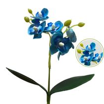 Mini Orquidea 20cm Planta Artificial Flor 2 Ramos - Vai de Tech