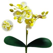 Mini Orquidea 20cm Planta Artificial Flor 2 Ramos