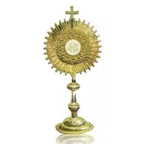 Mini Ostensorio Santissimo Eucaristia JHS Para Casa Carro M2