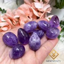 Mini Ovo de Ametista Yoni Egg 100% Cristal Natural