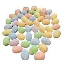 Mini Ovo Decorativo Flocado Páscoa Isopor 1,8X2,5 CM C/50 UN Mini Ovo Decorativo Flocado Páscoa Isopor 1,8X2,5 CM C/50 UN