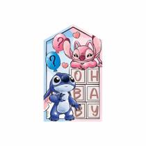 Mini Painel Decorativo EVA Festa Stitch Chá Revelação 18x11 cm Piffer Festas - Inspire sua Festa Loja Mini Painel Decorativo EVA Festa Stitch Chá Revelação 18x11 cm Piffer Festas - Inspire sua Festa Loja