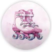 Mini Painel Redondo Com Elástico Tema Patins Menina Rosa Delicado Lançamento Veste Fácil Decoração Mini Painel Redondo Com Elástico Tema Patins Menina Rosa Delicado Lançamento Veste Fácil Decoração