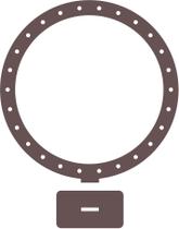 Mini painel Vazado com furos 12cm MDF 5 unidades