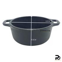 Mini Panela 12cm Petisqueira Panelinha 500 Ml Ferro Fundido