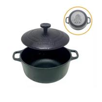 Mini Panela Com Tampa 12cm Petisqueira 500 Ml Ferro Fundido