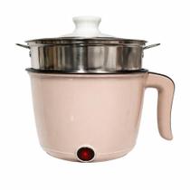 Mini Panela de Arroz Elétrica Multiuso Cheguei BR PC-18 Recipiente Inox Bege 220V Mini Panela de Arroz Elétrica Multiuso Cheguei BR PC-18 Recipiente Inox Bege 220V