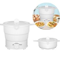 Mini Panela Dobrável Elétrica De Silicone Multifuncional