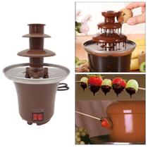 Mini Panela Fondue Cascata Torre Fonte De Chocolate 45W 110V