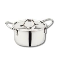 Mini Panela para Servir Com Tampa e Alça Inox Tuut