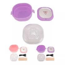 Mini Panela Quente Depilação + 100G Grão Cera + 10 Palitos