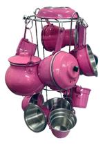Mini Panelinhas Com Paneleiros - L&L Cor:Rosa