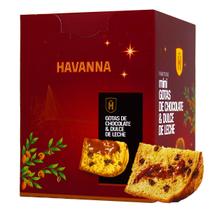 Mini Panetone Havanna Gotas Chocolate E Doce De Leite 130g