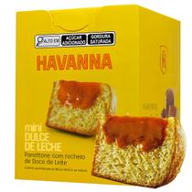 Mini Panetone Havanna Recheado Doce Leite Dulce Leche 130g