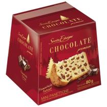 Mini Panettone Gotas de Chocolate 80g - Santa Edwiges