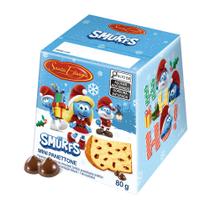 Mini Panettone Gotas de Chocolate Smurfs 80g Santa Edwiges