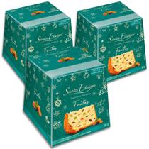 Mini Panettone Tradicional Frutas Santa Edwiges Kit 3un 80g Mini Panettone Tradicional Frutas Santa Edwiges Kit 3un 80g