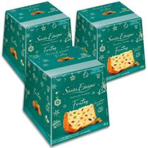 Mini Panettone Tradicional Frutas Santa Edwiges Kit 3Un 80G Mini Panettone Tradicional Frutas Santa Edwiges Kit 3Un 80G