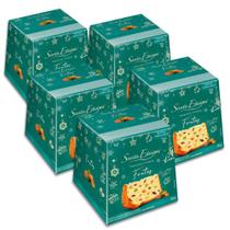 Mini Panettone Tradicional Frutas Santa Edwiges Kit 5un 80g Mini Panettone Tradicional Frutas Santa Edwiges Kit 5un 80g