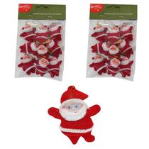 Mini Papai Noel Pendente Árvore Natal Vermelho 5cm 18 Peças Decoração Natalina Mini Papai Noel Pendente Árvore Natal Vermelho 5cm 18 Peças Decoração Natalina