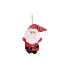 Mini Papai Noel Quadriculado 10x06x03cm C/01 Peça 1201326 Único