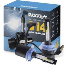 Mini Par Lampadas Led Original Shocklight 6000k H15 Nano S14