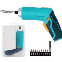 Mini Parafusadeira Elétrica C/ Estojo Recarregável Portátil