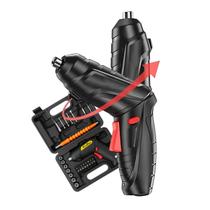 Mini Parafusadeira Elétrica Recarregável 4.2V com LED Kit 45 Itens + Maleta