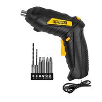 Mini Parafusadeira Reversível Recarregável 04 Bits 02 Brocas Mini Parafusadeira Reversível Recarregável 04 Bits 02 Brocas