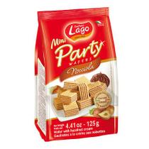 Mini Party Biscoitos Wafer Creme de Avelã Lago 125g