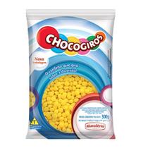 Mini Pastilhas Chocogiros Amarelo 300g - Mavalério Mini Pastilhas Chocogiros Amarelo 300g - Mavalério
