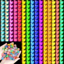 Mini Patinhos JIUZHU - 225 Unidades de Resina Brilhantes no Escuro (15 Cores)