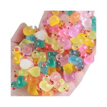 Mini Patos Que Brilham No Escuro 50 Figuras Luminosas Para Micro Paisagens De Musgo Jardim De Fadas