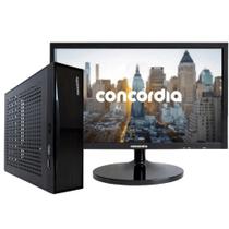Mini Pc Concórdia Completo Com Monitor 19,5'' Intel Dual Core 4GB DDR4 SSD 120GB WiFi FreeDos Mini Pc Concórdia Completo Com Monitor 19,5'' Intel Dual Core 4GB DDR4 SSD 120GB WiFi FreeDos