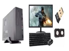 Mini Pc Cpu Desktop Intel Core I7 16gb Ram Ssd 480gb+monitor 19+cx de som+tecl. e mouse S/fio win11