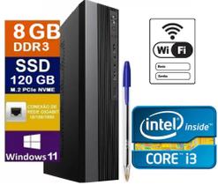 Mini Pc Cpu Intel Core I3 3.3ghz 8gb Ram Ssd 120gb windows 11