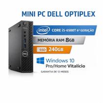 Mini PC Dell Intel Core i5 6ª Geração 8GB RAM 240GB SSD W10 Mini PC Dell Intel Core i5 6ª Geração 8GB RAM 240GB SSD W10