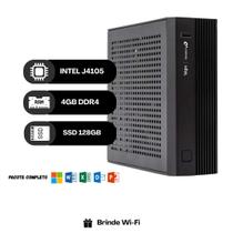 Mini PC Elgin Bematech E3 Nano2 Intel J4105 4GB RAM SSD 128GB