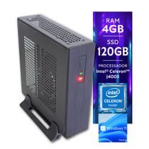 Mini PC Intel Dual Core J4005 4GB SSD 120GB Intel Graphics 600 Win11 SL Certo PC Corporate 1000 AR