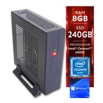 Mini PC Intel Dual Core J4005 8GB SSD 240GB Intel Graphics 600 Win11 PRO Certo PC Corporate 1004 AR