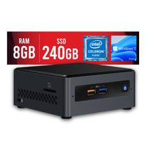 Mini PC Intel Dual Core J4005 8GB SSD 240GB Windows 11 SL Certo PC - NUC 107