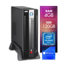 Mini PC Intel Dual Core N4020 4GB SSD 120GB Intel Graphics 600 Win11 PRO Certo PC - Compact Intel 1002 PW
