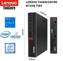 mini pc Lenovo Think M720q Core I3 8100T 8ª Geração 8Gb DDR4 SSD NVME 256 WIN 11