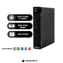 Mini Pc Lenovo Thinkcentre M93P Intel I7-4765T 8Gb Ssd 120Gb