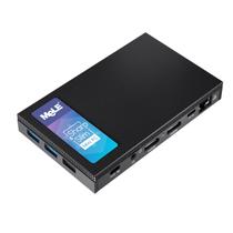 Mini PC MeLe N100 sem ventilador 16 GB de RAM 512 GB SSD 2x HDMI 4K