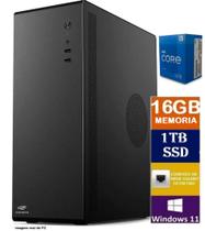 Mini Pc slim Intel Core I5 11500 11ª geração ram 16gb ddr4 ssd 1Tb NVME WIN11 PRO