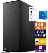Mini Pc slim Intel Core I5 6500 6ª geração ram 8gb ddr4 ssd 240gb m.2 nvme windows 11